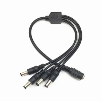 DC Power Splitter Cable For Camera 12v 1 Female to 4 Way Male 