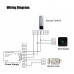 EP-301 Cylinder Electric Rim Lock For Video Door Phone