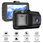 iDOME 4.3” Mirror Dash Cam 2mp FHD Dual Lens Car DVR Camera Front and Rear uk