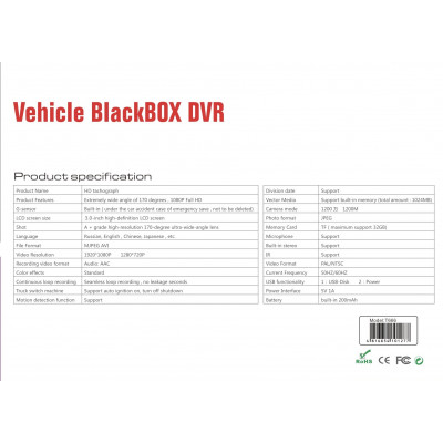 iDOME FHD 1080p Dash Cam Car DVR Camera Video Recorder Motion Det. Sensor 5mp FH-03 uk Additional image #1 for iDOME FHD 1080p Dash Cam Car DVR Camera Video Recorder Motion Det. Sensor 5mp FH-03 uk