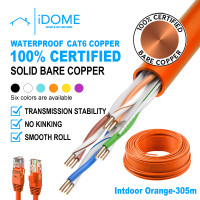 CAT6 UTP Solid Copper Networking Ethernet Data Cable (ORANGE) 300M