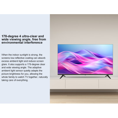 iDOME 43" LED SMART TV HD Ready 3xHDMI 2xUSB WIFI FREEVIEW T2 ANDROID 13 220v UK Additional image #4 for iDOME 43" LED SMART TV HD Ready 3xHDMI 2xUSB WIFI FREEVIEW T2 ANDROID 13 220v UK